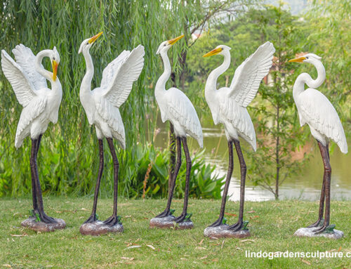 Egret Statue