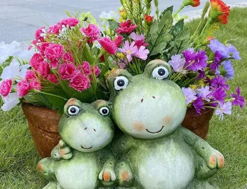 Frog Garden Pot for Outdoor