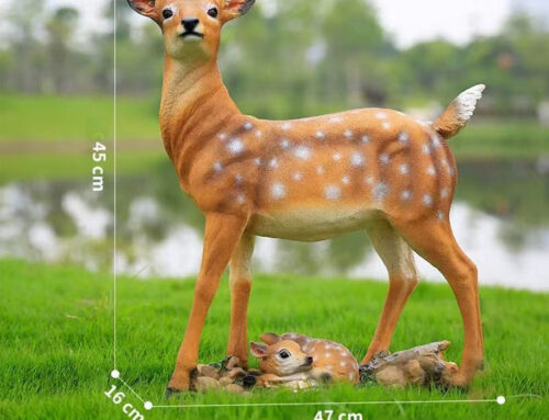 Sika Deer Statues