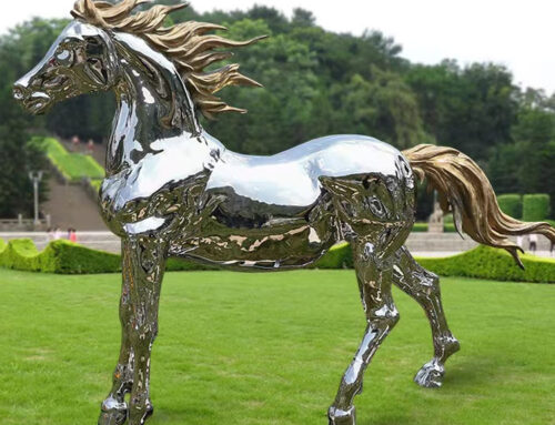 Life Size Metal Horse Sculpture