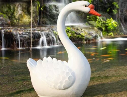 Outdoor Swan Statues Sculpture