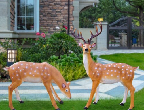 Spotted Deer Statues Decoration: Enhance Your Outdoor Space