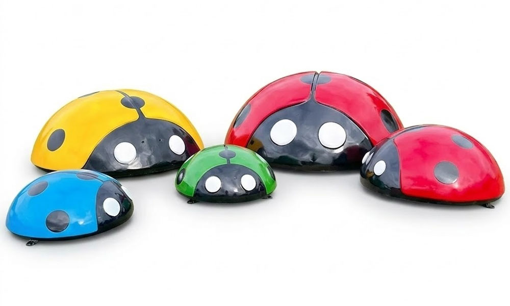 Ladybug Garden Statues Outdoor Beetle Sculptures