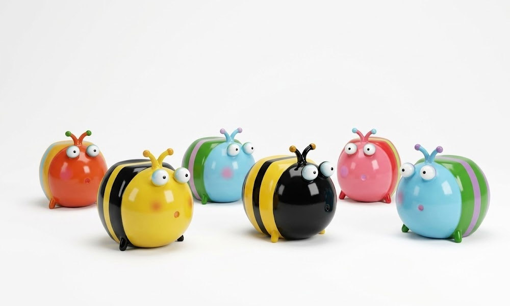 Large Bumblebee Garden Statues Resin Bee Outdoor Seat