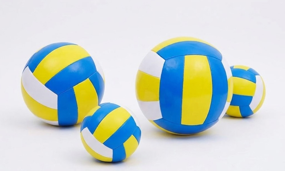 Large Outdoor Volleyball Sculptures Stylized Sports Statues