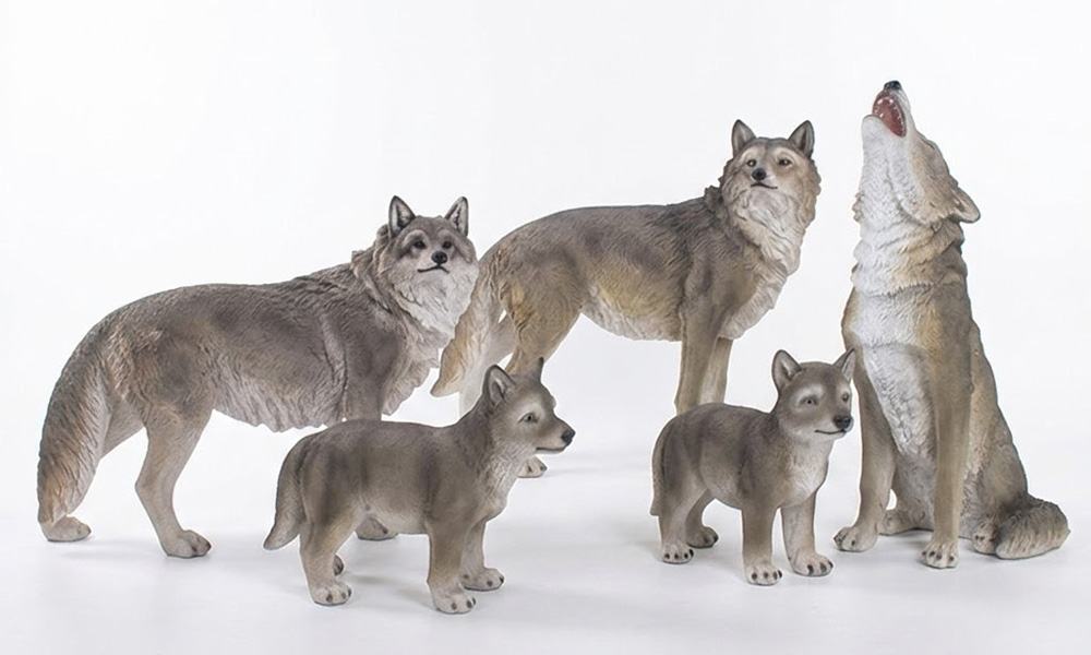 Realistic Fiberglass Wildlife Sculpture Outdoor Patio Decor