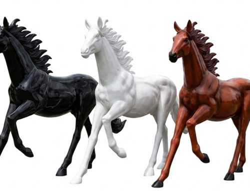 Large Running Horse Statue Life-Size Outdoor Garden Sculpture