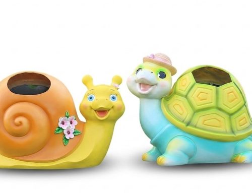Animal-Shaped Outdoor Trash Cans for Schools and Playgrounds