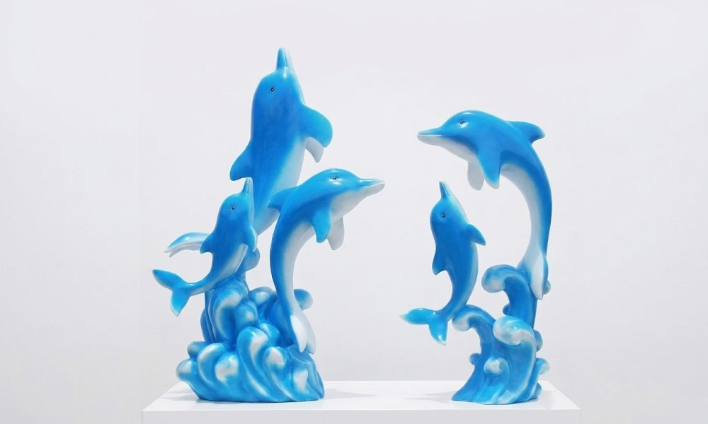 Fiberglass Dolphin Sculptures for Water Parks and Resorts