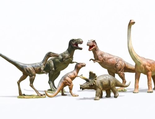 Realistic Prehistoric Dinosaur Statues Resin Landscape Decor