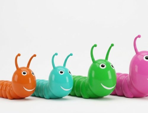 Custom Fiberglass Caterpillar Statues Multi-Size Outdoor Art