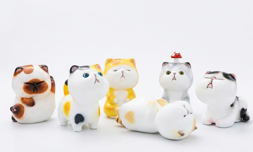 Fiberglass Giant Cat Sculptures Commercial Landscape Design